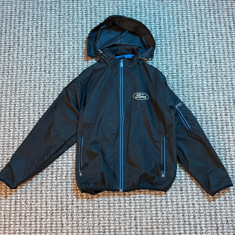 Choko Authentics Black Ford Jacket with Blue Lining - Picture 2 of 4